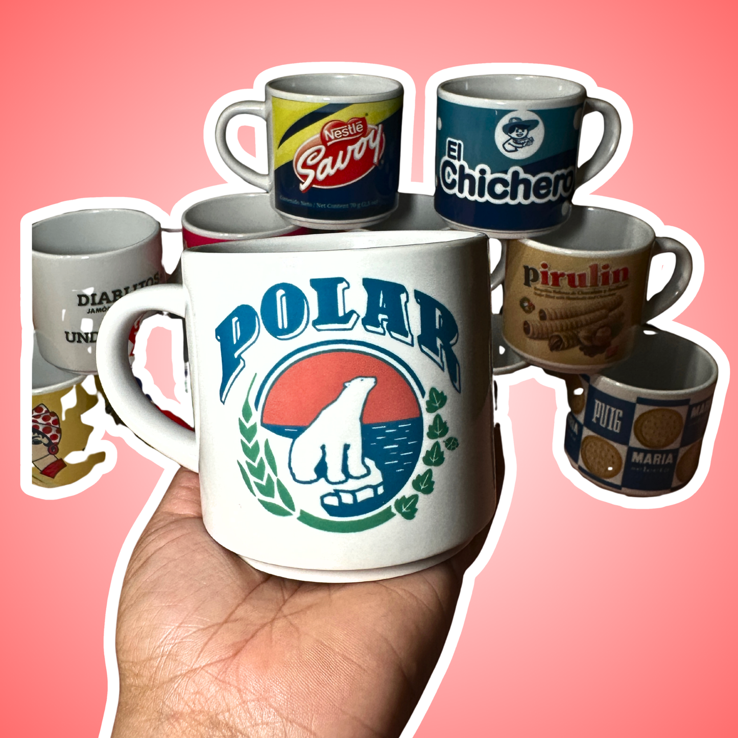 Tazas golocinas Venezolanas